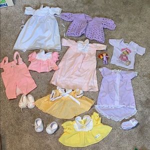 Girl cabbage patch kids clothing set